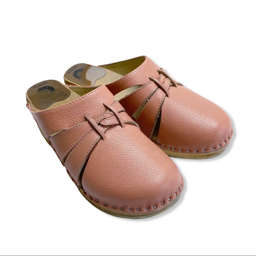 Troentorp Lisa clogs in salmon pink